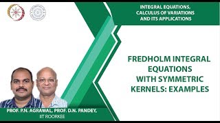 Fredholm integral equations with symmetric kernels Examples [upl. by Ahsi]