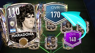 Best F2P Full Legendary Squad Road to 170  Fifa Mobile 21  F2P Team Upgrade [upl. by Gar946]