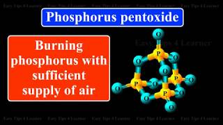 Oxides of phosphorus Phosphorus pentoxide  Physical and Chemical properties  Uses [upl. by Enayd]