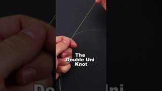 Fishing Knots The Double Uni Knot How to Tie Braid to Fluorocarbon or Braid to Mono [upl. by Orgell]