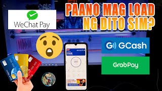 How to load DITO SIM and Extend Data Promo using DITO APP via Gcash Grab Pay amp WeChat Pay [upl. by Beaufort]