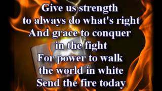 Send the Fire  Lindell Cooley  Worship Video with lyrics [upl. by Fionna]