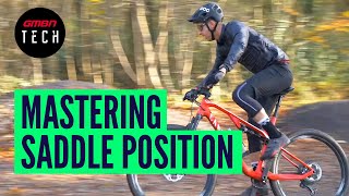 Everything You Need To Know About MTB Saddle Position  GMBN Guide To Bike Setup [upl. by Burra]