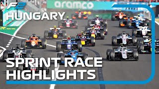 Formula 2 Sprint Race Highlights  2022 Hungarian Grand Prix [upl. by Assirem]