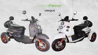 Retro mobility scooter Green Power [upl. by Leiru475]