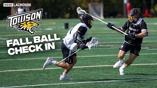 FALL BALL CHECK IN  Towson Tigers [upl. by Enilav]