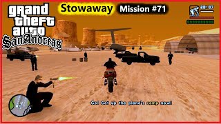 Stowaway  Mission 71  GTA San Andreas [upl. by Gere]