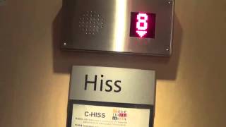 Thyssen BD traction elevators mod by Hissgruppen  SoÌˆderhallarna Stockholm Sweden [upl. by Zins]