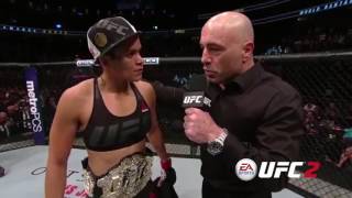 UFC 207 Amanda Nunes Octagon Interview [upl. by Submuloc]