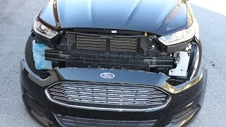 Ford Fusion Front Bumper Cover Removal 2013  Second Generation [upl. by Redienhcs]