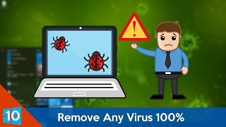 How to Remove Any Virus From Windows 10 For Free [upl. by Yssor]