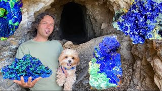 Azurite amp Malachite Crystal Mining  New Mexico [upl. by Chun]