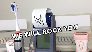 We Will Rock You on 7 Electric Devices [upl. by Ahseret954]