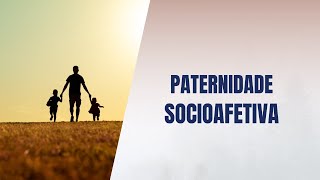 Paternidade socioafetiva [upl. by Ellga]