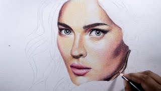 How to draw skin  Basic tips with colored pencils [upl. by Gris]