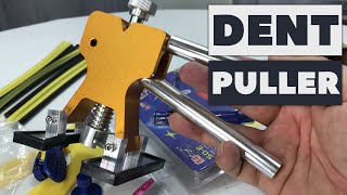 Dent Puller Paintless Dent Repair Tools Kit with Glue Gun Review [upl. by Minardi]