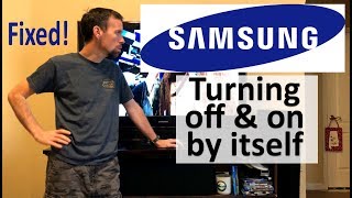 How to Fix Samsung TV Turning Off and On By Itself [upl. by Alegnat348]