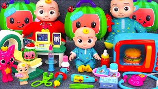 68 Minutes Satisfying with Unboxing COCOMELON Doctor Toys Kitchen Playset Collection ASMR [upl. by Laryssa]