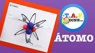 Como hacer la maqueta del atomo  TAP ZONE Mx [upl. by Adirahs]