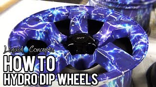 HOW TO HYDRO DIP WHEELS  Liquid Concepts  Weekly Tips and Tricks [upl. by Neelrak]