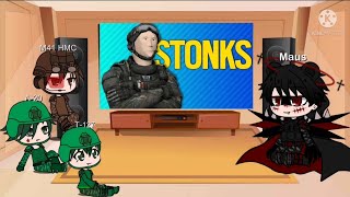 Tanks react to TheRussianBadger STONKS [upl. by Maris624]