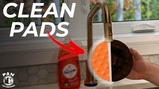 HOW TO CLEAN POLISHING PADS QUICK amp EASY [upl. by Saire]