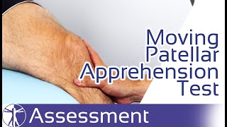 Moving Patellar Apprehension Test  Patellar Instability [upl. by Yate703]