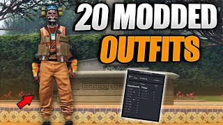 XDEV OUTFITS EDITOR 20 MODDED OUTFITS MALE [upl. by Petulah]