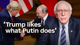 Bernie Sanders on Trump’s alignment with Russia [upl. by Einnaoj164]