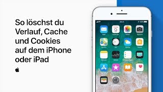 So löschst du Verlauf Cache und Cookies auf dem iPhone oder iPad – Apple Support [upl. by Elisee106]