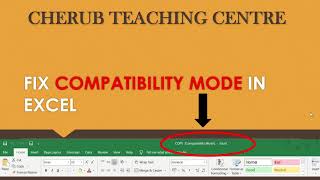 HOW TO FIX COMPATIBILITY MODE IN EXCELTutorial [upl. by Ees261]