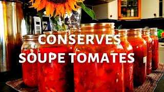 CONSERVES SOUPE TOMATE LÉGUMES MAISON presto autoclave [upl. by Ehrman]