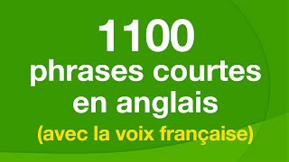 1100 phrases courtes en anglais avec la voix française [upl. by Lokcin418]