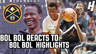 Bol Bol Reacts To Bol Bol Highlights  The Reel [upl. by Zingg]