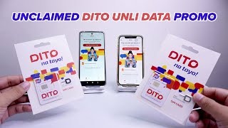 DITO SIM UNCLAIMED UNLI DATA PROMO AND 25GB DATA AFTER 30 DAYS PLUS [upl. by Ez399]