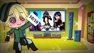 ✨ Adrien Reacts To Marinettes TikTok Glow Ups ✨  MLB  Gacha Life Skit  Original Idea [upl. by Yot80]