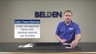 REVConnect Patch Panel Installation Tutorial  Belden [upl. by Noma823]