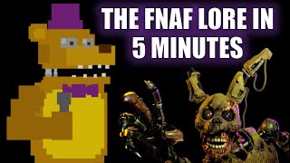 The FULL FNAF LORE in 5 MINUTES [upl. by Infield479]