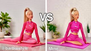 Recreating Popular BARBIE Doll INSTAGRAM Photos  Barbie Doll Videos [upl. by Elleiram]