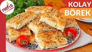 10 DAKİKADA En Kolay ve En Hızlı Börek Tarifi [upl. by Dara]