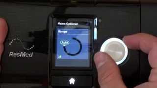 Schlafapnoe  Beatmung  Resmed S10 AirSense Elite CPAP Version [upl. by Rriocard]