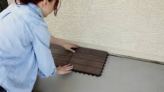 How to Install Composite Deck Tiles [upl. by Lira451]