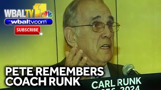 Remembering Towson Coach Carl Runk [upl. by Norrv]