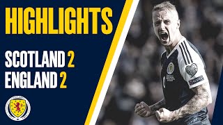 Leigh Griffiths Scores TWO Incredible Free Kicks  Scotland 22 England  Highlights [upl. by Oniratac]