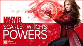 What are SCARLET WITCHS Powers MCU [upl. by Shu]