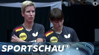 TischtennisEM  Gold für DamenDoppel  Sportschau [upl. by Turley]