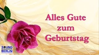 Alles Gute zum Geburtstag Lied ❤️schönes Geburtstagslied 🎶😍Geburtstagswünsche mit Text Lyric Video [upl. by Shult]