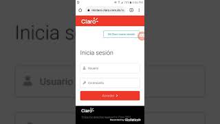 Como registrarse en Mi Claro abre una cuenta en mi claro y paga tus facturas recarga saldo y más 😎 [upl. by Janis]