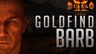 GUIDE Diablo 2 Resurrected  GOLDFIND BARBARIAN [upl. by Tillie]