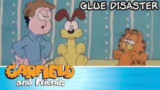 Glue Disaster  Garfield amp Friends [upl. by Nylecsoj]